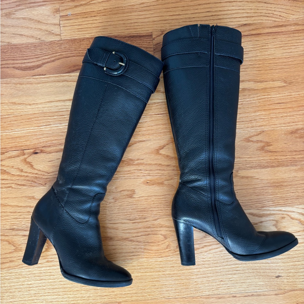 Banana Republic Heeled Leather Knee-High Boot